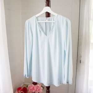 Old Navy Light Blue Long Sleeve Top